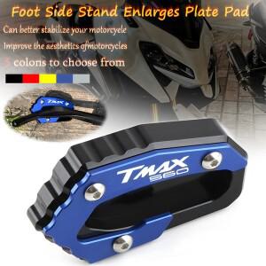 [호환품]TMAX TMAX530 T 560 - 2024 바이크 오토바이 CNC 액세서리  킥 스탠드 풋 사이드 확장 패드