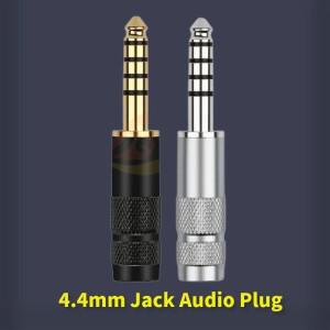 오디오 잭 4.4mm 커넥터 균형 인터페이스 4.4 5 극 수 플러그 로듐 골드 DIY NW-WM1Z/A 헤드셋 스피커 터미