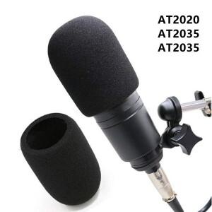 오디오 테크니카 AT 폼 마이크 윈드스크린 AT2035 및 기타 대형 커버 팝 필터