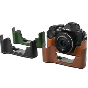 [호환품]EM10IV PU 카메라 하프 케이스 바디 베이스 쉘 스킨 프로텍터 올림푸스 OM-D E-M10 Mark IV 4