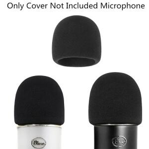 Blue Yeti Pro 콘덴서 마이크 커버 팝 필터 앞 유리용 폼 윈드 스크린