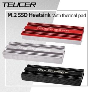 M.2 SSD NVMe 방열판 2280 알루미늄 라디에이터 열 패드 포함 솔리드 스테이트 드라이브 냉각 액세서리 두