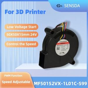Sunon MF50152VX-1L01C-Q99 3D 프린터용 5015 송풍기 팬 24V DC 1.95W PWM 냉각 팬