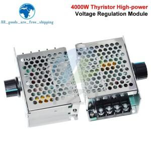 4000W 220V AC SCR 모터 속도 컨트롤러 모듈 전기로 온수기 용 전압 조정기 온도 조광기 LED 조명