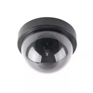 CCTV 모형 감시 돔카메라/모조/씨씨티비/방범용/가짜/더미/LED/간편/설치/건물/외벽/깜빡/동작/현관앞/택배