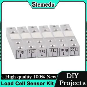 디지털 스케일 Arduino DIY 프로젝트용 HX711 모듈이 포함된 1KG-20KG 로드셀 중량 센서 키트 - 알루미늄