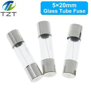 10PCS 5x20mm  블로우 유리관 퓨즈 0.1A 1A 2A 3A 4A 5A 6A 8A 250V