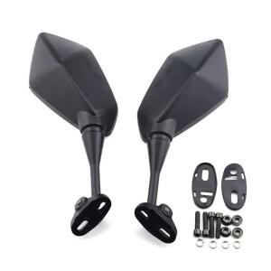 [호환품]바이크 오토바이 스쿠터 백미러 카본 룩 블랙 혼다 호환 CBR250R 야마하 YZF R1 R6 R25 R3 FZ6R 미
