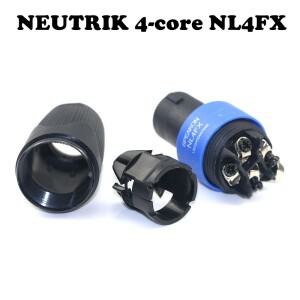 NEUTRIK 4 코어 NL4FX 커넥터 오디오 플러그 전문 스피커 전력 증폭기 저항 헤드