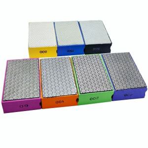 화강암 석 콘크리트 세라믹 타일 유리석용 다이아몬드 핸드 폴리싱 패드 1개 | 연마용 샌딩 그라인딩 디스