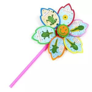 빙글빙글 개구리 한살이 바람개비 1인용/자연/관찰/과학/수업/공부/학습/유치원/일지/과정/공작/조립/마당