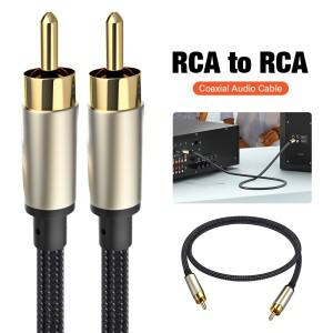 동축 디지털 오디오 RAC 케이블 SPDIF RCA-RCA 비디오 남성 DVD 프로젝터 TV 스피커 증폭기 0.5m 3M 호환 5