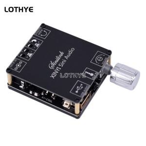미니 50Wx2 블루투스 5.0 무선 오디오 디지털 전력 증폭기 스테레오 보드 앰프 lificador 3.5MM USB APP C5