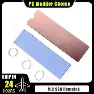 PC M.2 SSD 방열판 NGFF M2 2280 솔리드 스테이트 순수 구리 B80 데스크탑/노트북 용 얇은 쿨러 라디에이터