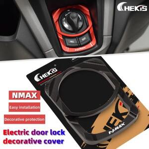 [호환품]Chekis는 ~2025 Yamaha Nmax125/155/160 Nmax Turbo Neo 수정된 전기 도어 잠금 장치 장식 커버 키