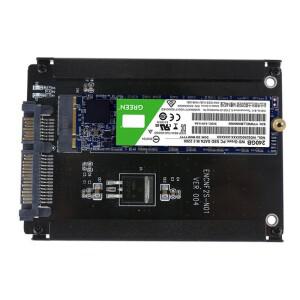 메탈 케이스 B+M 소켓 2 M.2 NGFF(SATA) SSD-2.5 SATA 어댑터(2230/2242/2260/2280mm NGFF SSD 솔리드 스