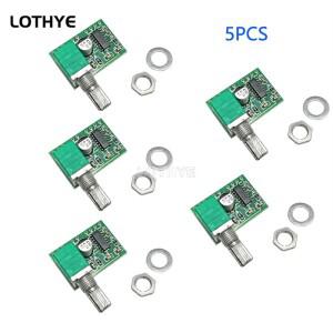 5PCS PAM8403 미니 DC 5V 2 채널 2x3W 디지털 오디오 증폭기 보드 모듈 볼륨 조절 전위차계 USB