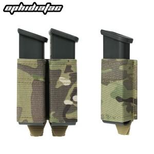 Ophidian MOLLE Mag 파우치 FAST 9MM 싱글/더블 매거진 백 사냥 CS 게임 나일론 지원 클립 에어 소프트 홀