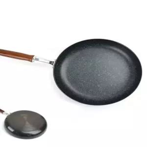 부침개 우드손잡이 구이 경질 생선 계란 프라이팬 후라이팬 36cm 업소용