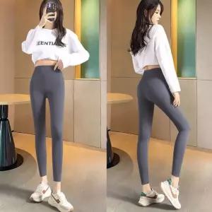 트레이닝 고탄력 9부 외출 원단 레깅스 홈트 여자