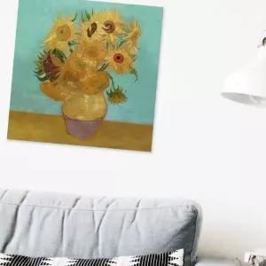 (다올)고흐 해바라기 캔버스액자 25x25cm 인테리어액자