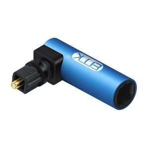 EMK 직각 디지털 광학 오디오 케이블 SPDIF Toslink 90 도 어댑터 스피커 사운드박스 TV용 완전