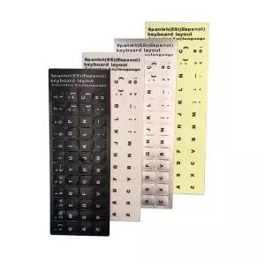 키보드 스티커 문자 알파벳 레이아웃 Pegatinas de Teclado en Espaol