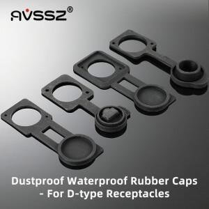 AVSSZ XLR 커넥터 보호 커버 D  Male Female 소켓 Neutrik Audi 호환o SpeakON PowerCON etherCON RJ45 용