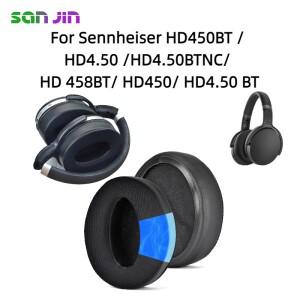 [호환품]sennheiser 호환 HD450BT / /HD4.50BTNC/ HD 458BT/ BT 헤드폰 소프트 폼 이어패드용 이어 패드 쿠