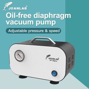 JOANLAB 오일 프리 다이어프램 진공 펌프 실험실 필터 휴대용 음압 조절 가능 압력 장비