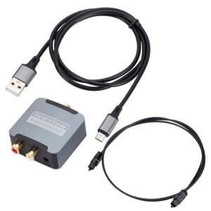 DAC 디지털 아날로그 오디오 컨버터 광학 SPDIF 토스링크 동축 입력 L/R RCA 3.5mm 잭 헤드폰 앰프 출력