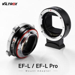 VILTROX EF-L Pro 자동 초점 렌즈 마운트 어댑터 (캐논 호환 EF - L 카메라용)