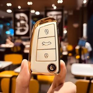 [호환품]TPU 자동차 키 커버 케이스 Fob JAC S2 Refine S3 S4 S5 S7 R3 A5 3 버튼 액세서리 블랙 화이트
