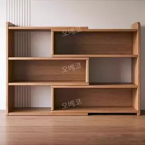 확장형책장 책꽂이 수납선반 모듈가구 낮은찬장 거실 서재 캐비닛 데스크탑 탁상용