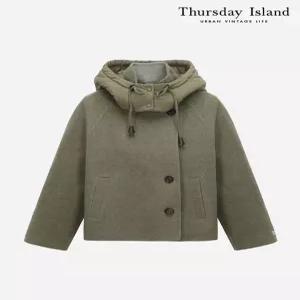 써스데이아일랜드Thursday Island 패딩후드 핸드메이드 코트T238MCT237W2745584