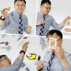 (다올)플래시포커 마술도구 제이엘 하트 십자가 스마일 상자