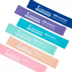 (올핀)아이워너 스트레칭밴드 라텍스 루프 밴드 6종 세트