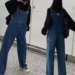 (올핀)청멜빵바지 LEA-L889 데님 통바지