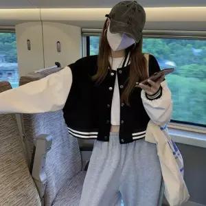 야구점퍼 여자 데일리 바시티 크롭 자켓 208