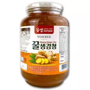 코스트코 국내산 생강과 벌꿀로 만든 꽃샘 본비 꿀생강청 2kg