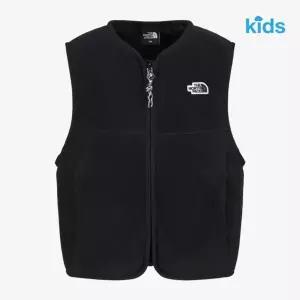 노스페이스 키즈 NV4FS51S 블랙 캠프아웃 플리스 베스트 조끼 1136309685
