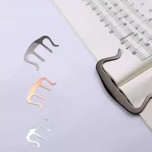피아노 악보 집게 고정용 글립 페이퍼 홀더 음표집게 u-WE68C4E 페이지고정 연주자