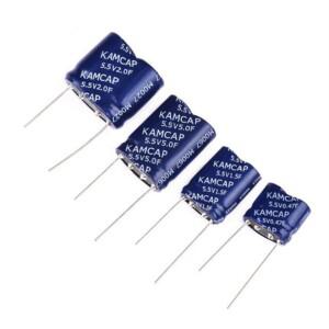 1PCS 슈퍼 커패시터 패럿 조합형 5.5V 0.22F 0.47F 1F 1.5F 2F 4F 5F