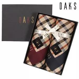 갤러리아 [닥스] 기본체크 손수건 2매세트 (D) 선염2번