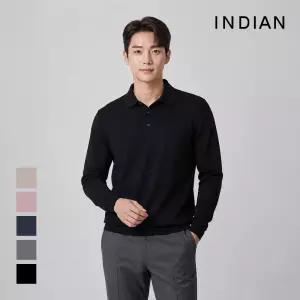 [INDIAN] 울혼방 솔리드 폴로에리_MIVBL3F8161