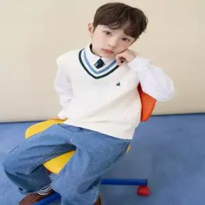 클래식 케이블 니트 베스트  아이보리 (BI6151UE10)