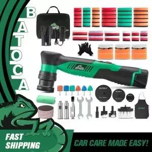BATOCA S5 무선 미니 자동차 광택기 디테일링 왁싱용 패드 키트 1/2/3 인치 12V