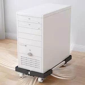 컴퓨터본체받침대 PC본체선반 이동식 데스크탑 받침대
