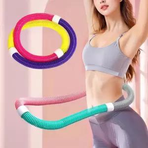 PVC 소재 스프링 훌라후프 홈트 운동용품 M13280 실내 용수철 뱃살 줄 소프트 호스