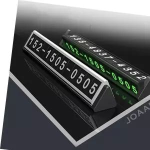 듀얼 삼각 주차번호판